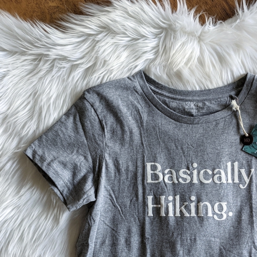 🆕tentree •Basically Hiking• 100% Organic Cotton Boyfriend Tee